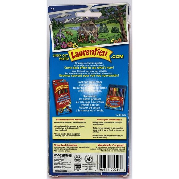Laurentien Pencil Crayons 23 Pack Colored Pencils Art Drawing Original Package - Picture 3 of 11
